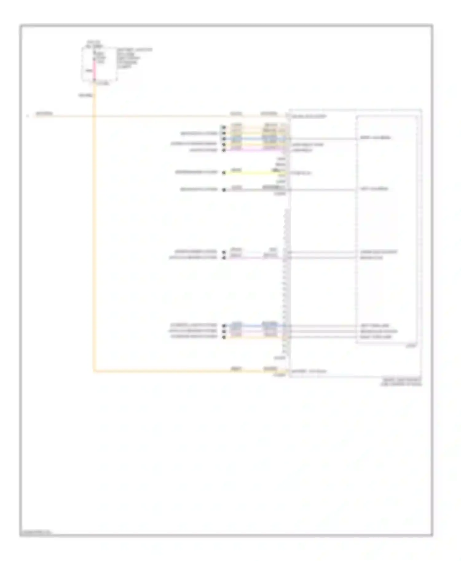 Wiring diagram midi fuse for Ford Escape II (2007-2012) (1 of 5)