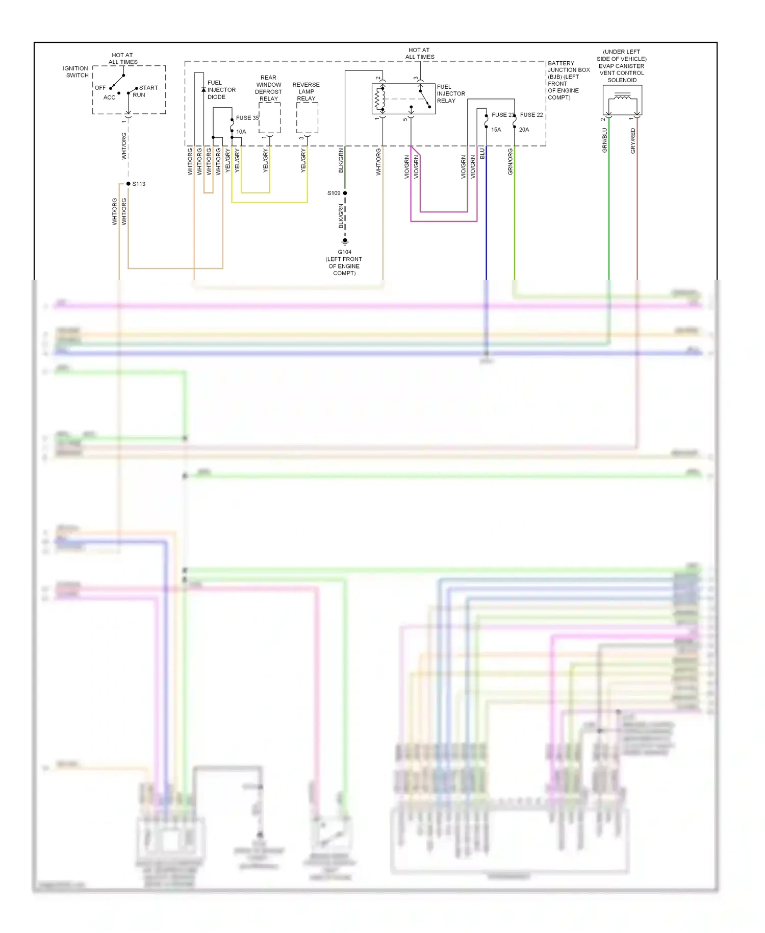 Ford Escape II (2007-2012) off wiring diagram  (8 of 15)
