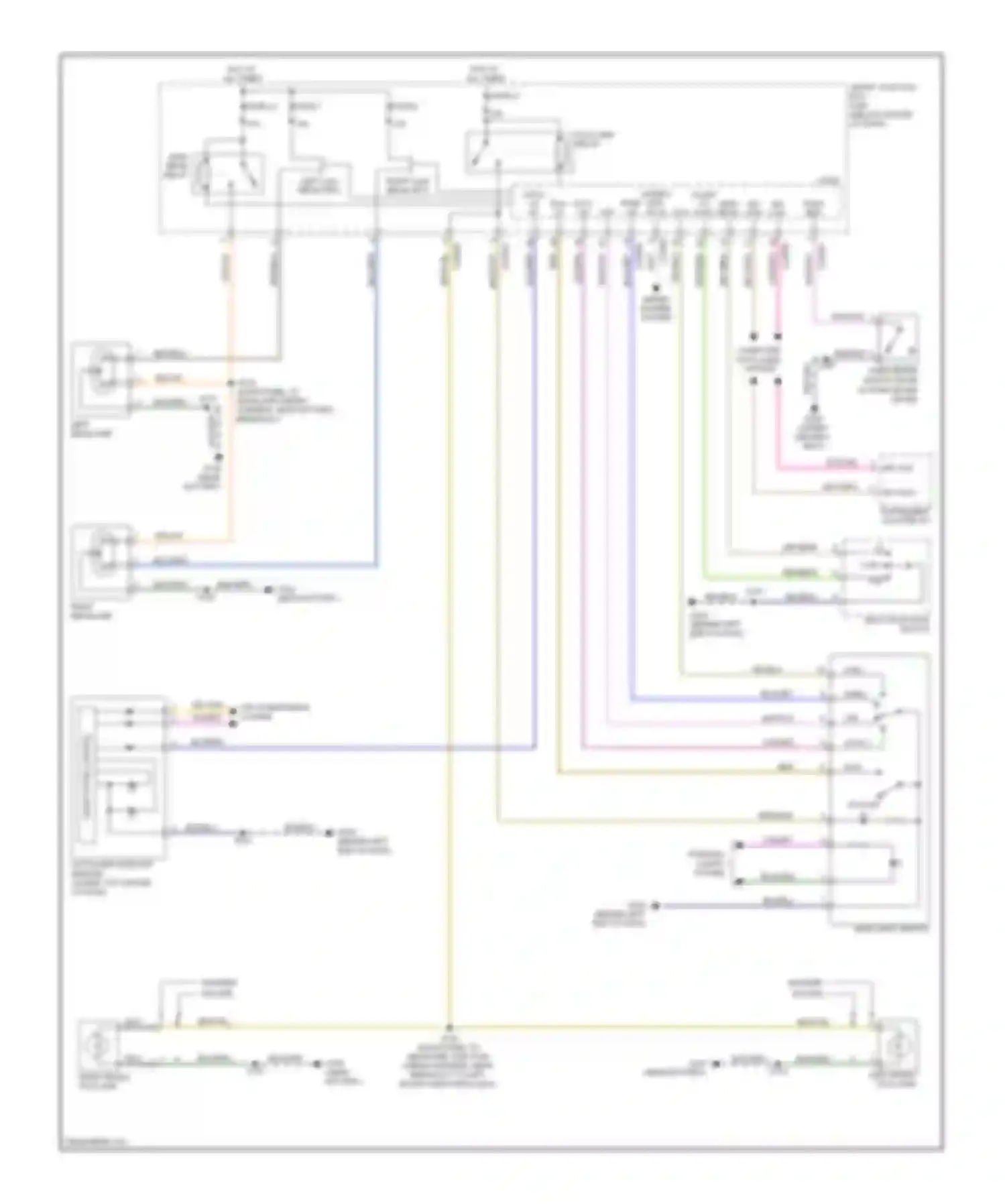 Wiring diagram solid state control for Ford Escape II (2007-2012) (4 of 4)