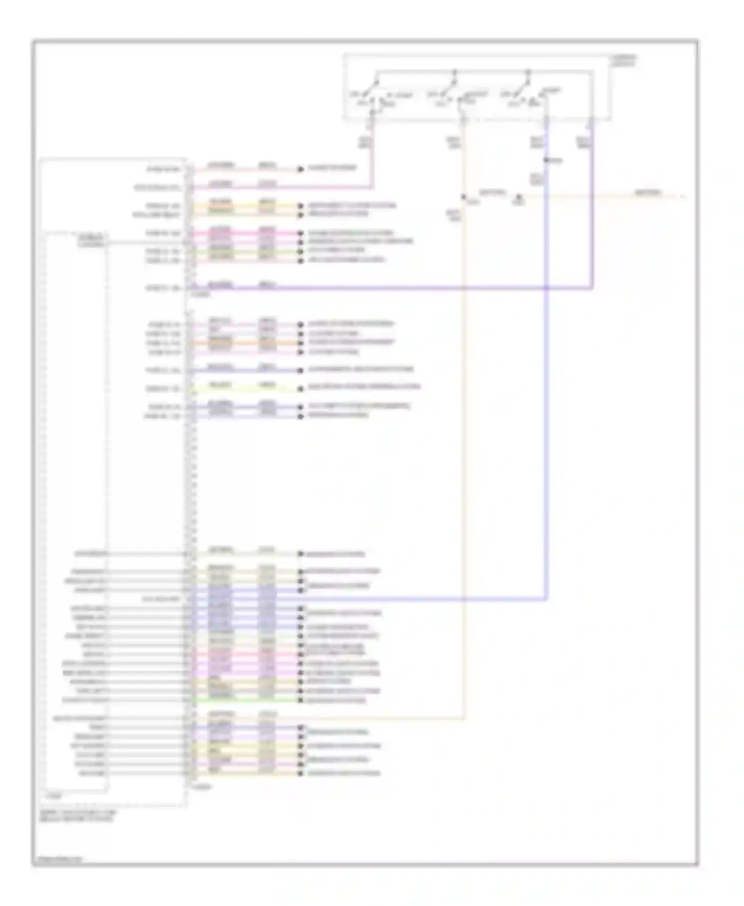 Wiring diagram turn right headlamp on parklamp on for Ford Escape II (2007-2012) (2 of 2)