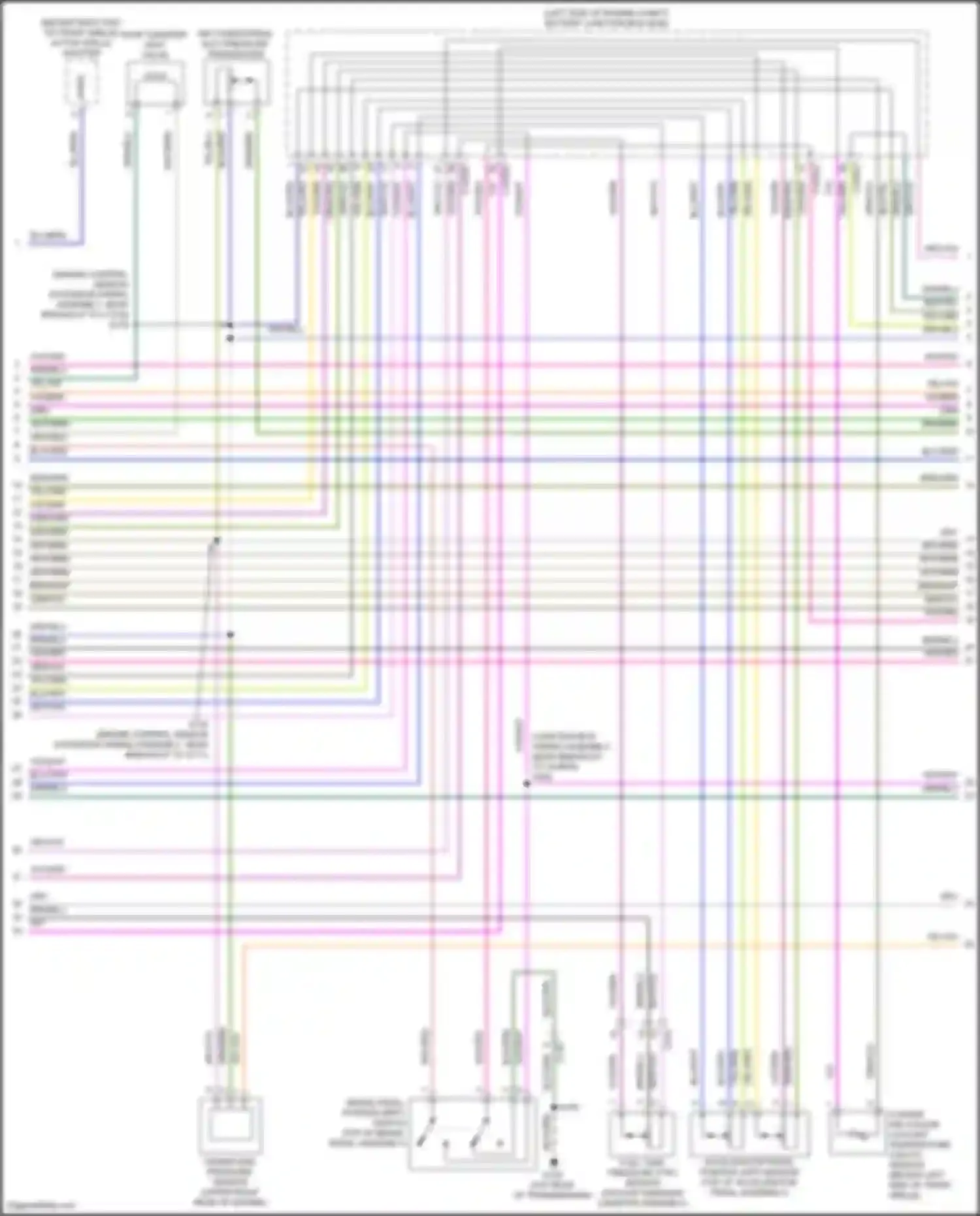Car Wiring Diagrams for Escape Ford III facelift (2015-2019): Wiring diagram engine performance 1.5l turbo (2 of 6)