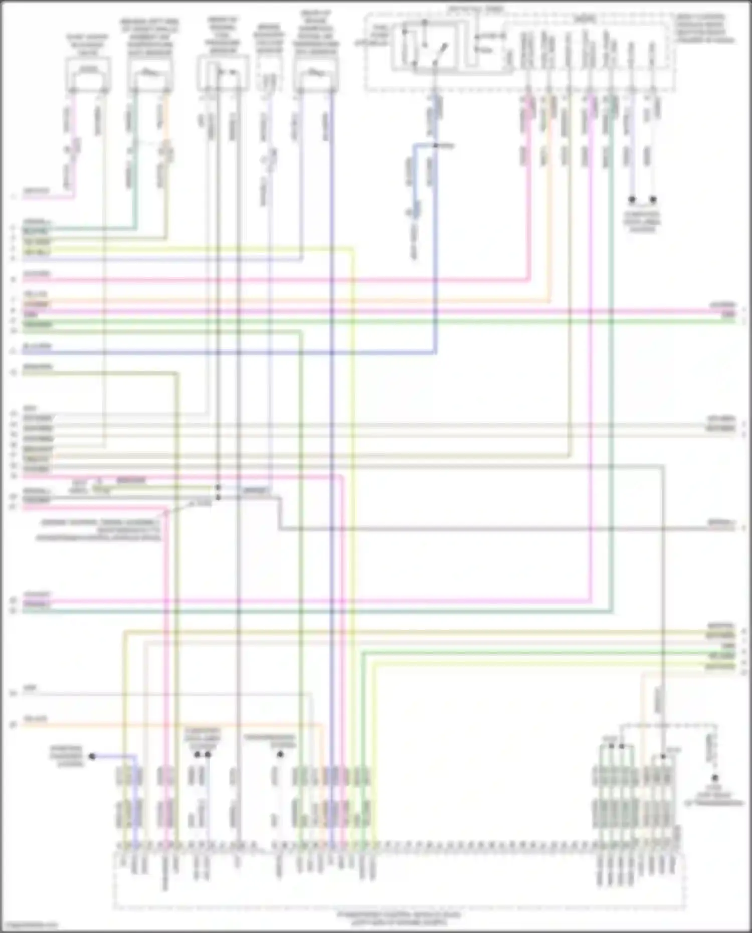 Car Wiring Diagrams for Escape Ford III facelift (2015-2019): Wiring diagram engine performance 1.5l turbo (3 of 6)
