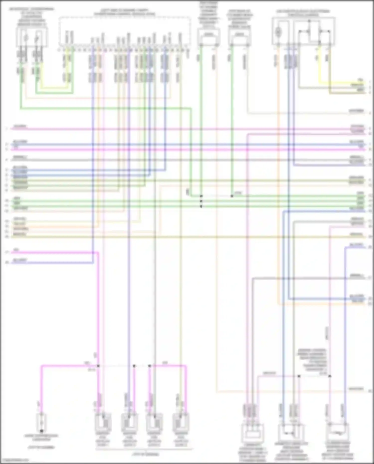 Car Wiring Diagrams for Escape Ford III facelift (2015-2019): Wiring diagram engine performance 2.5l (4 of 5)