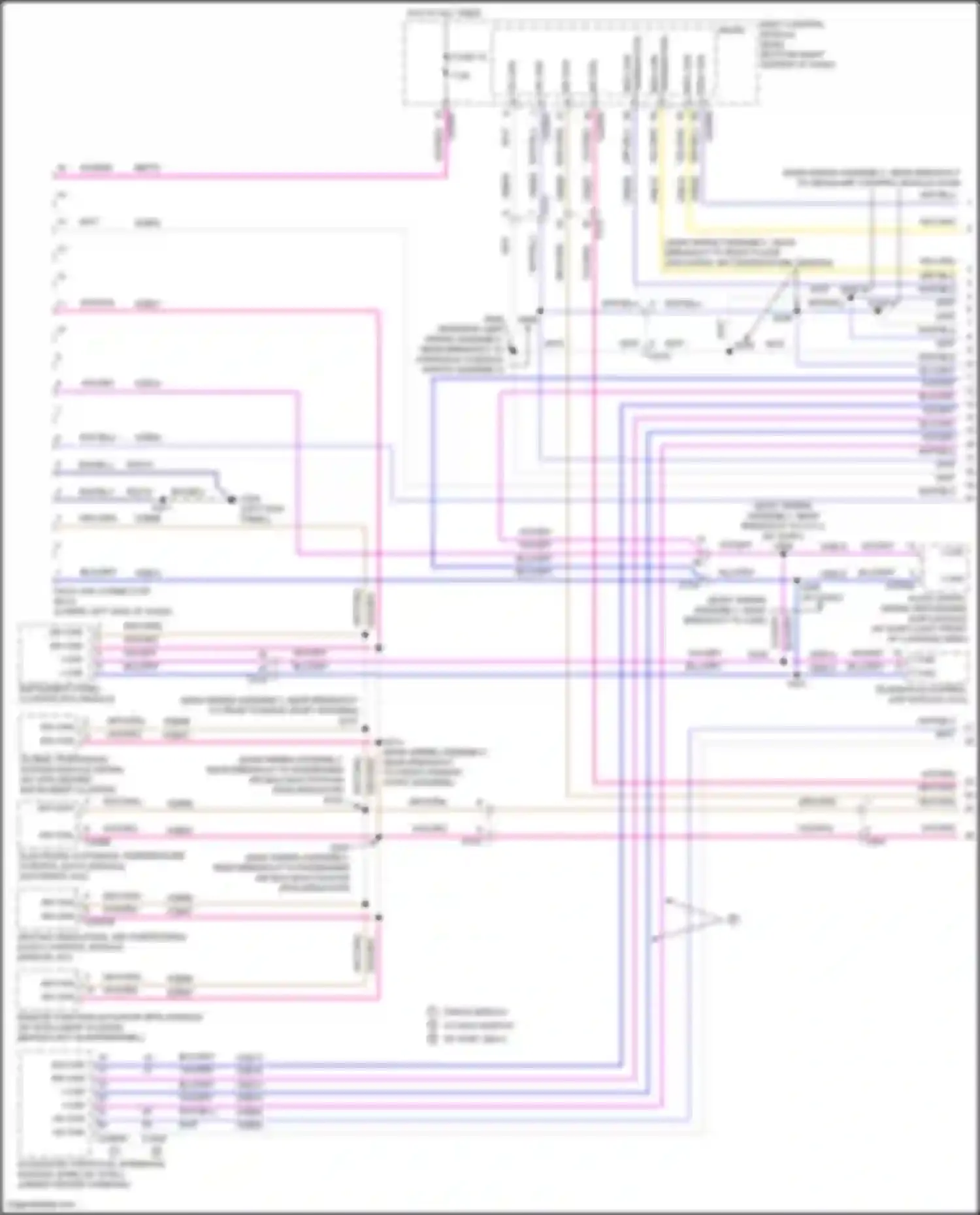Wiring diagram 8 inch display 4.2 inch display w/ sync gen 2 for Ford Escape III facelift (2015-2019) (1 of 1)
