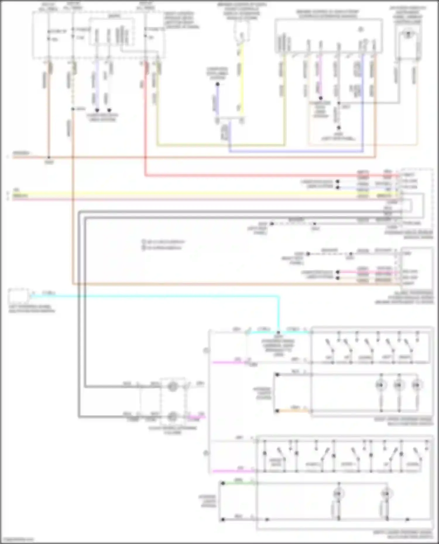Wiring diagram computer data lines system for Ford Escape III facelift (2015-2019) (9 of 85)
