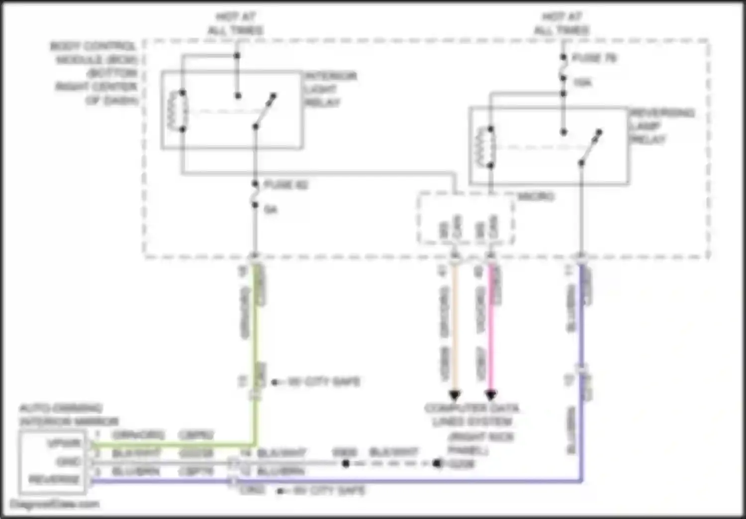 Wiring diagram computer data lines system for Ford Escape III facelift (2015-2019) (44 of 85)