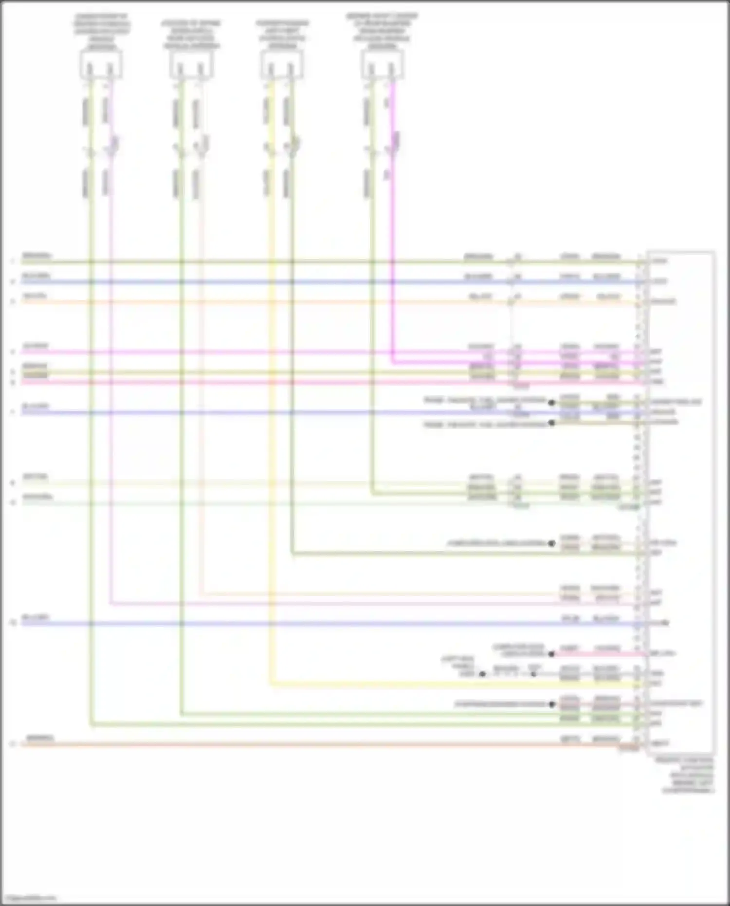 Wiring diagram computer data lines system for Ford Escape III facelift (2015-2019) (26 of 85)