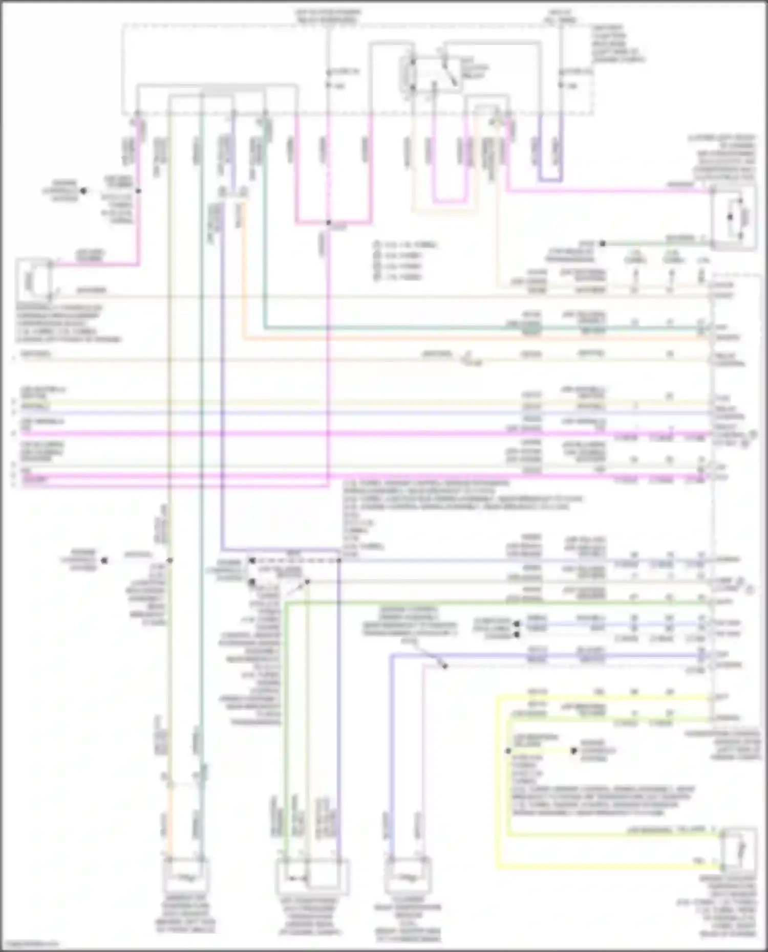 Wiring diagram cylinder head temperature sensor for Ford Escape III facelift (2015-2019) (1 of 2)