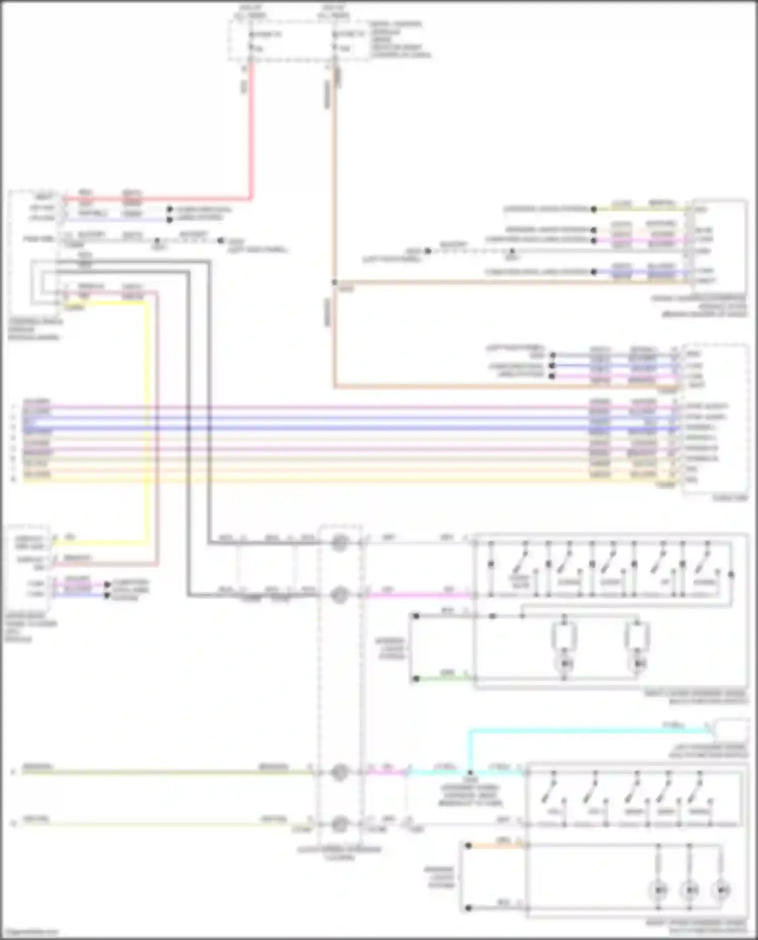 Wiring diagram display sig + for Ford Escape III facelift (2015-2019) (6 of 6)