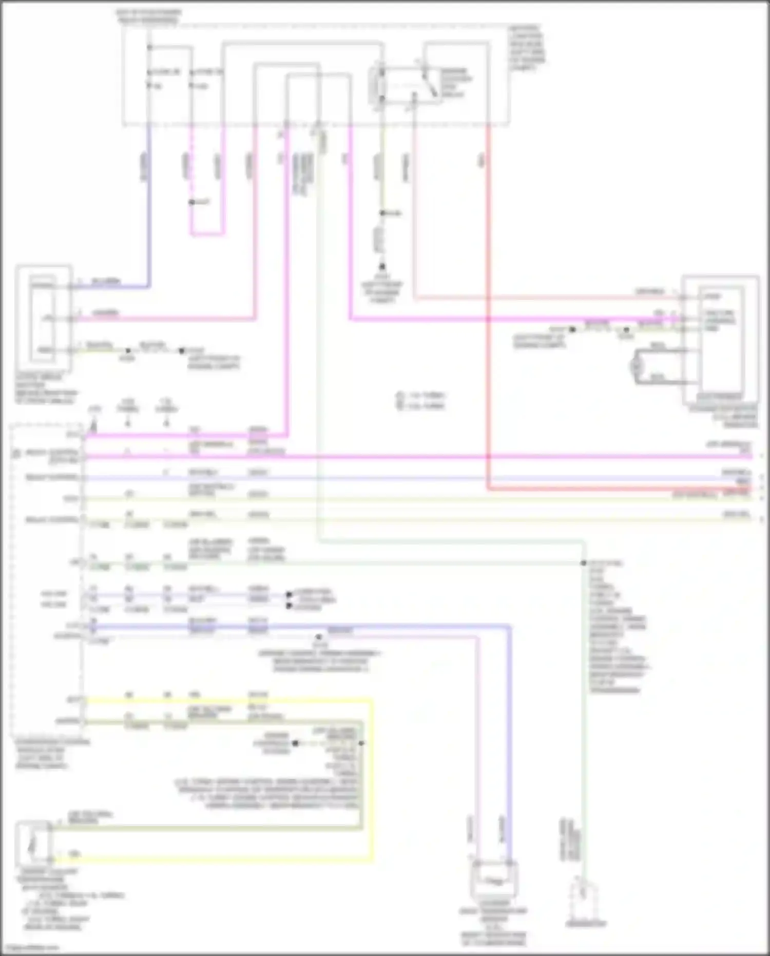 Wiring diagram engine controls system for Ford Escape III facelift (2015-2019) (6 of 9)