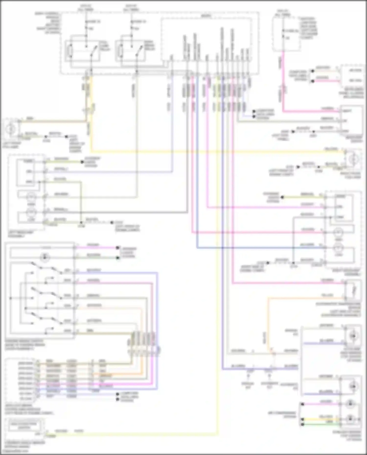 Wiring diagram evaporator temperature sensor for Ford Escape III facelift (2015-2019) (3 of 4)