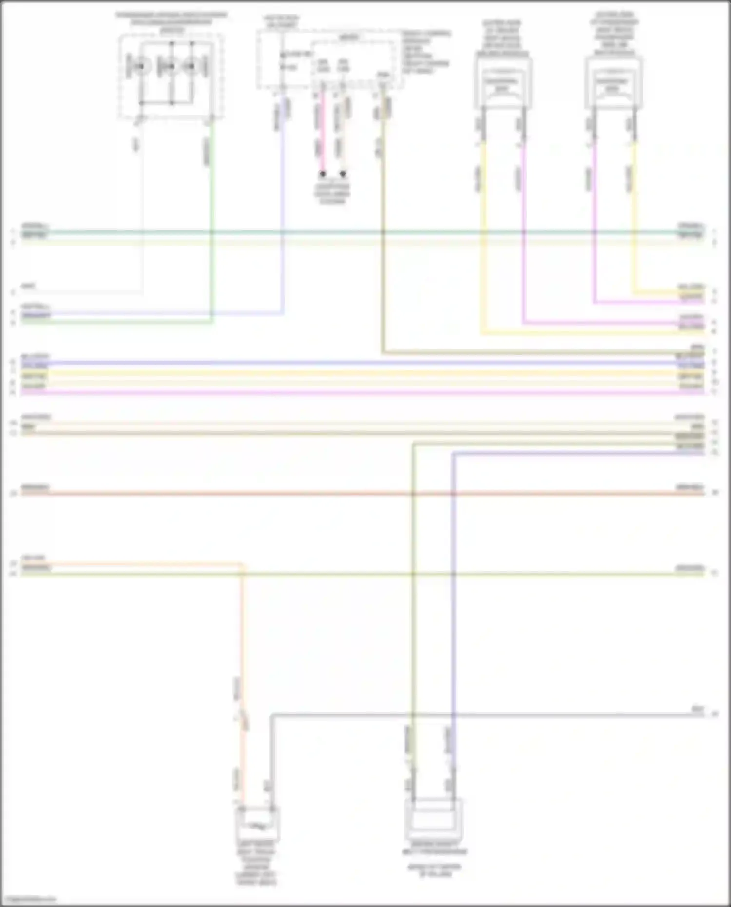 Wiring diagram hot in run or start for Ford Escape III facelift (2015-2019) (2 of 2)