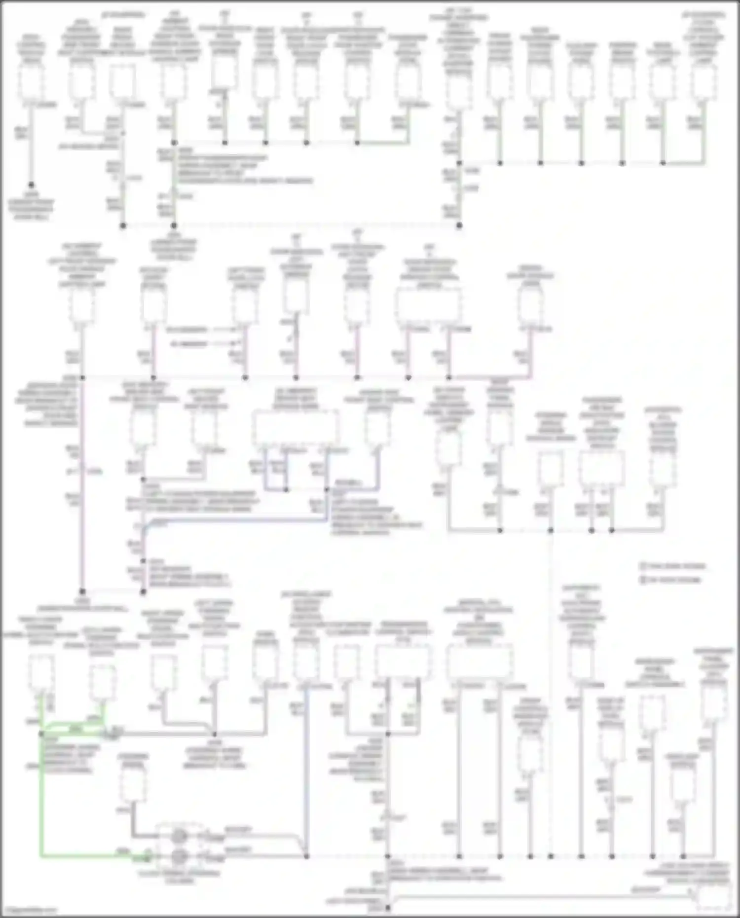 Wiring diagram left lower steering wheel multi-function switch for Ford Escape III facelift (2015-2019) (1 of 2)