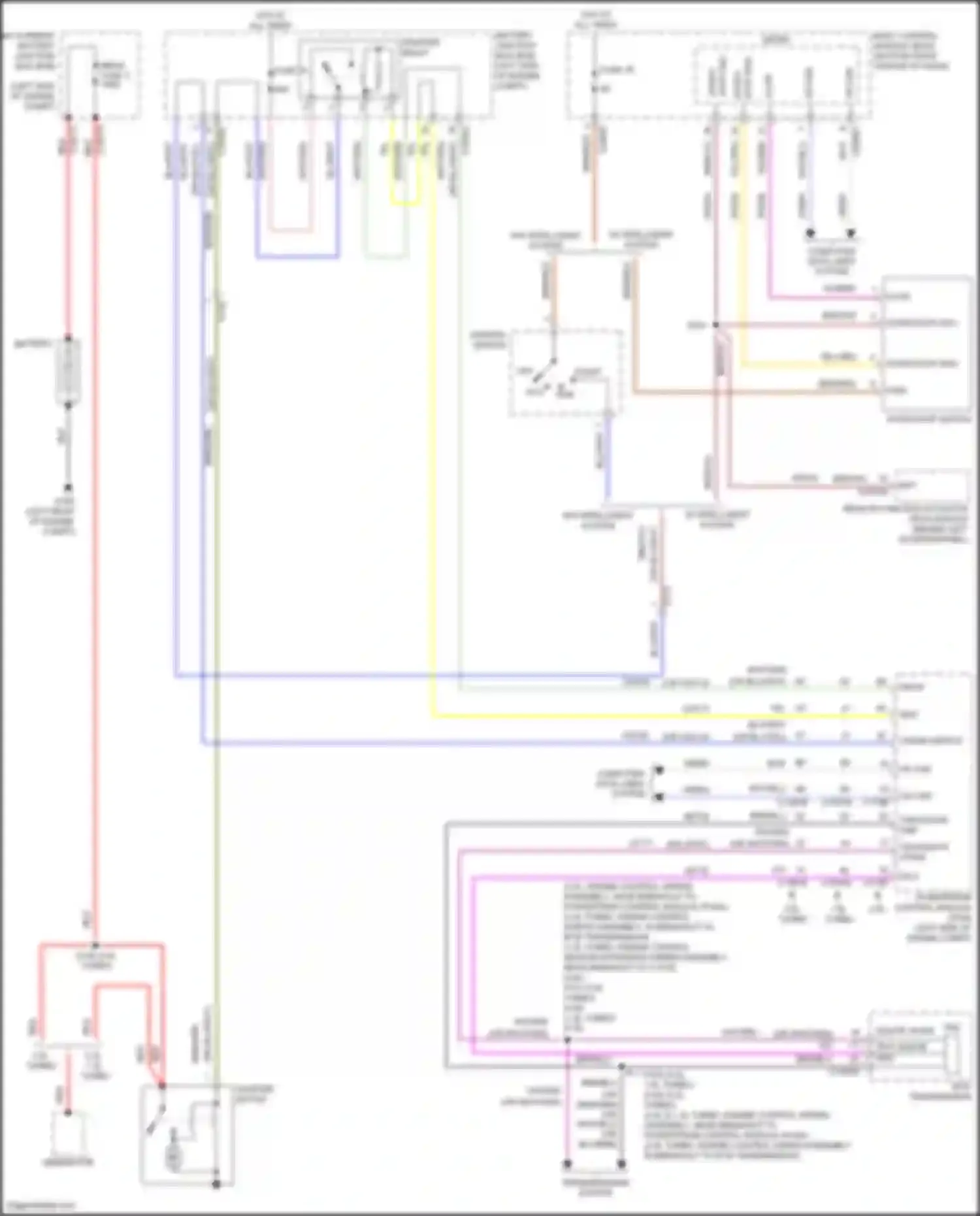 Wiring diagram (or for Ford Escape III facelift (2015-2019) (4 of 4)