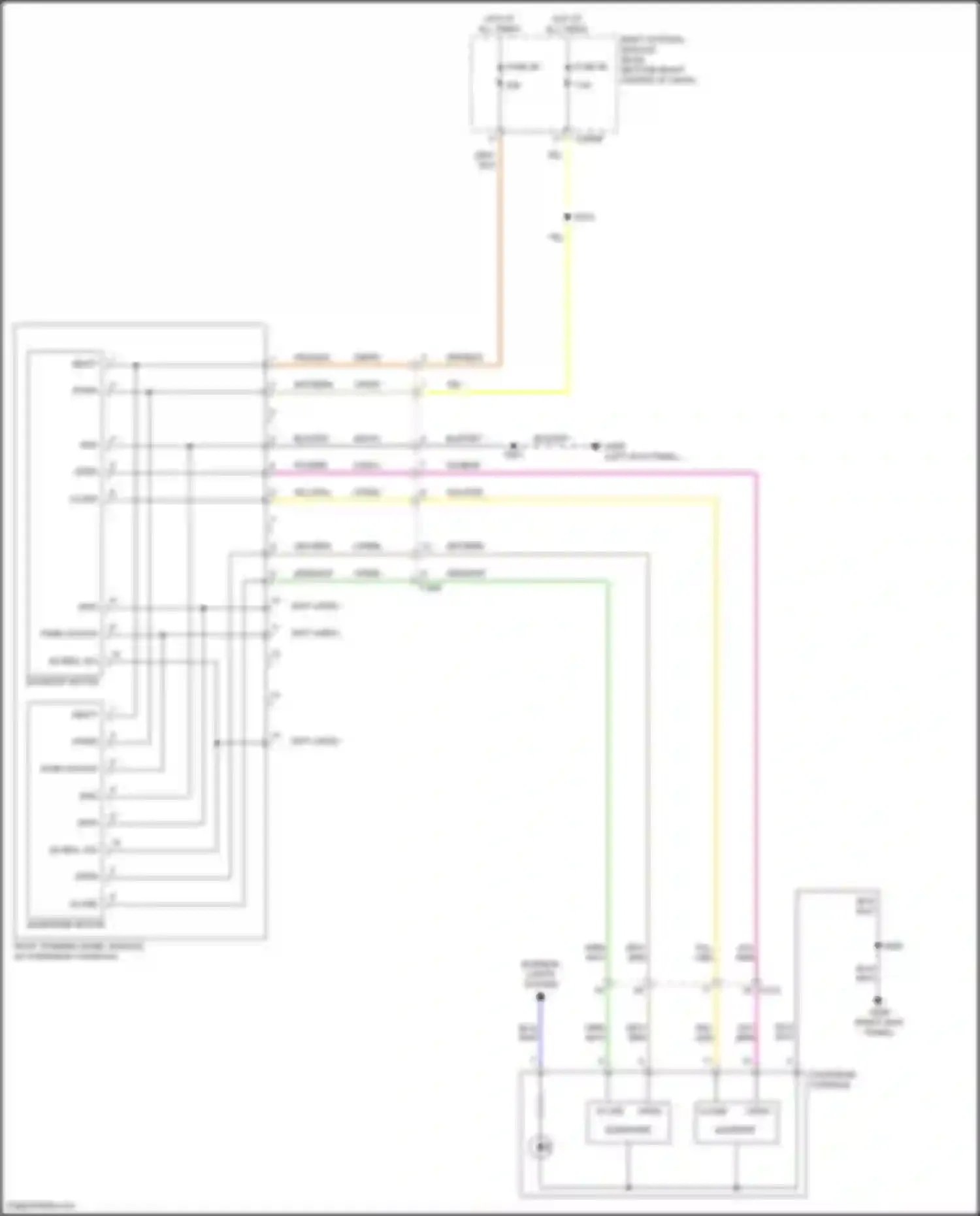 Wiring diagram org/blk for Ford Escape III facelift (2015-2019) (3 of 3)