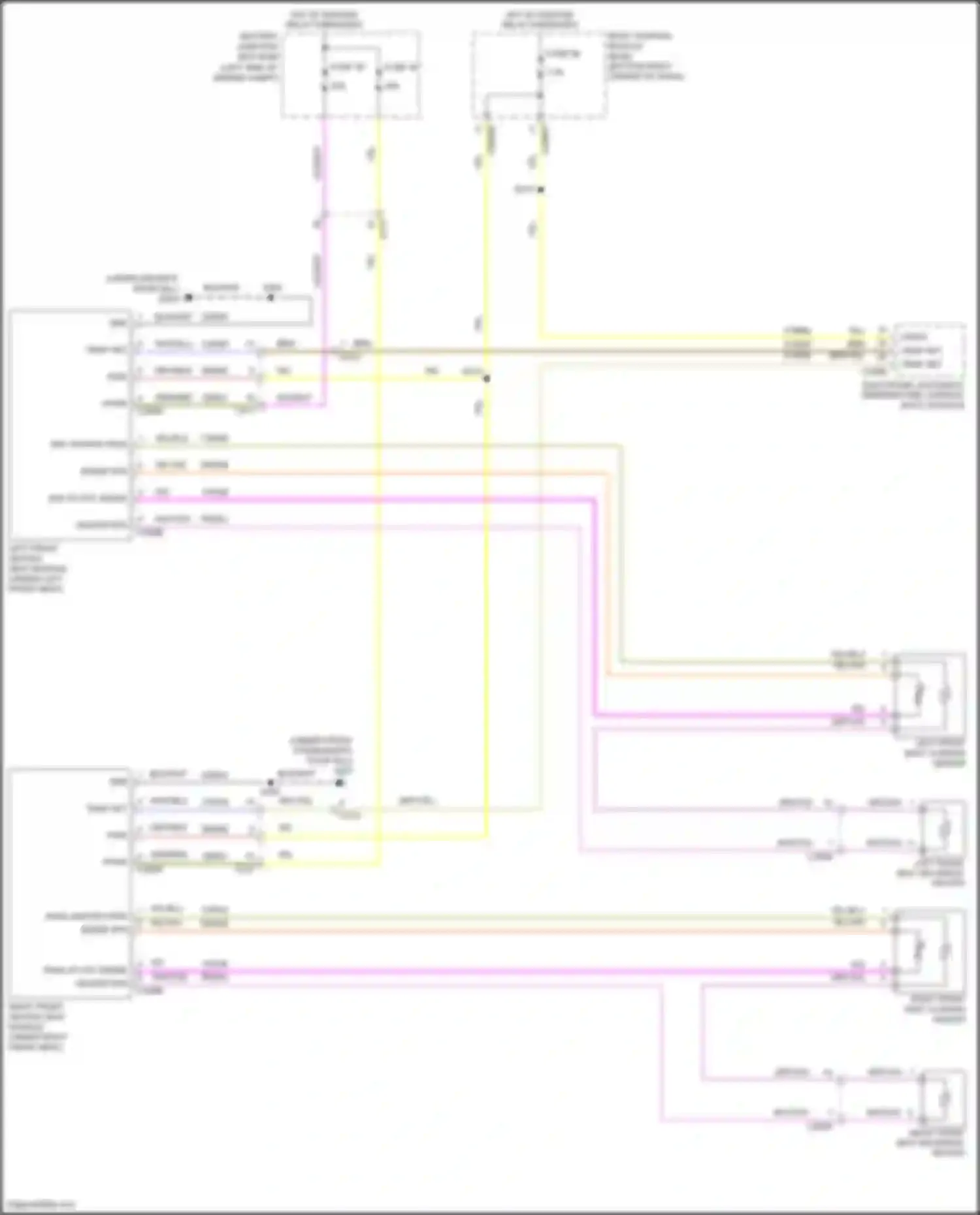 Wiring diagram pass heater feed for Ford Escape III facelift (2015-2019) (1 of 1)