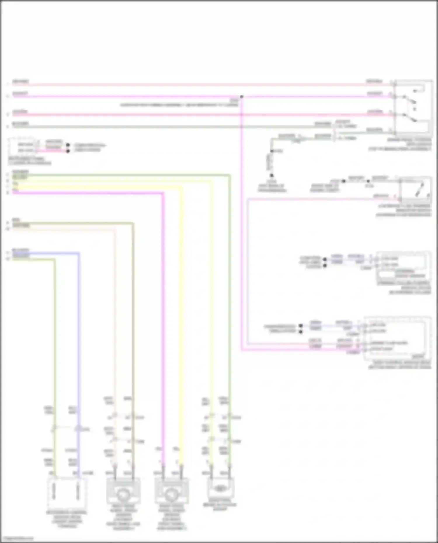 Wiring diagram right front wheel speed sensor for Ford Escape III facelift (2015-2019) (1 of 1)