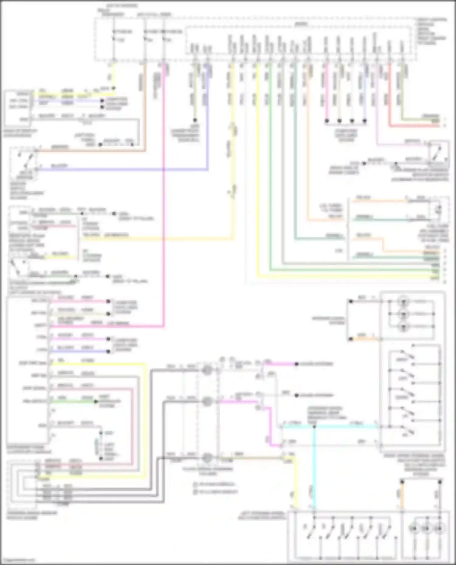 Wiring diagram shift interlock system for Ford Escape III facelift (2015-2019) (1 of 1)