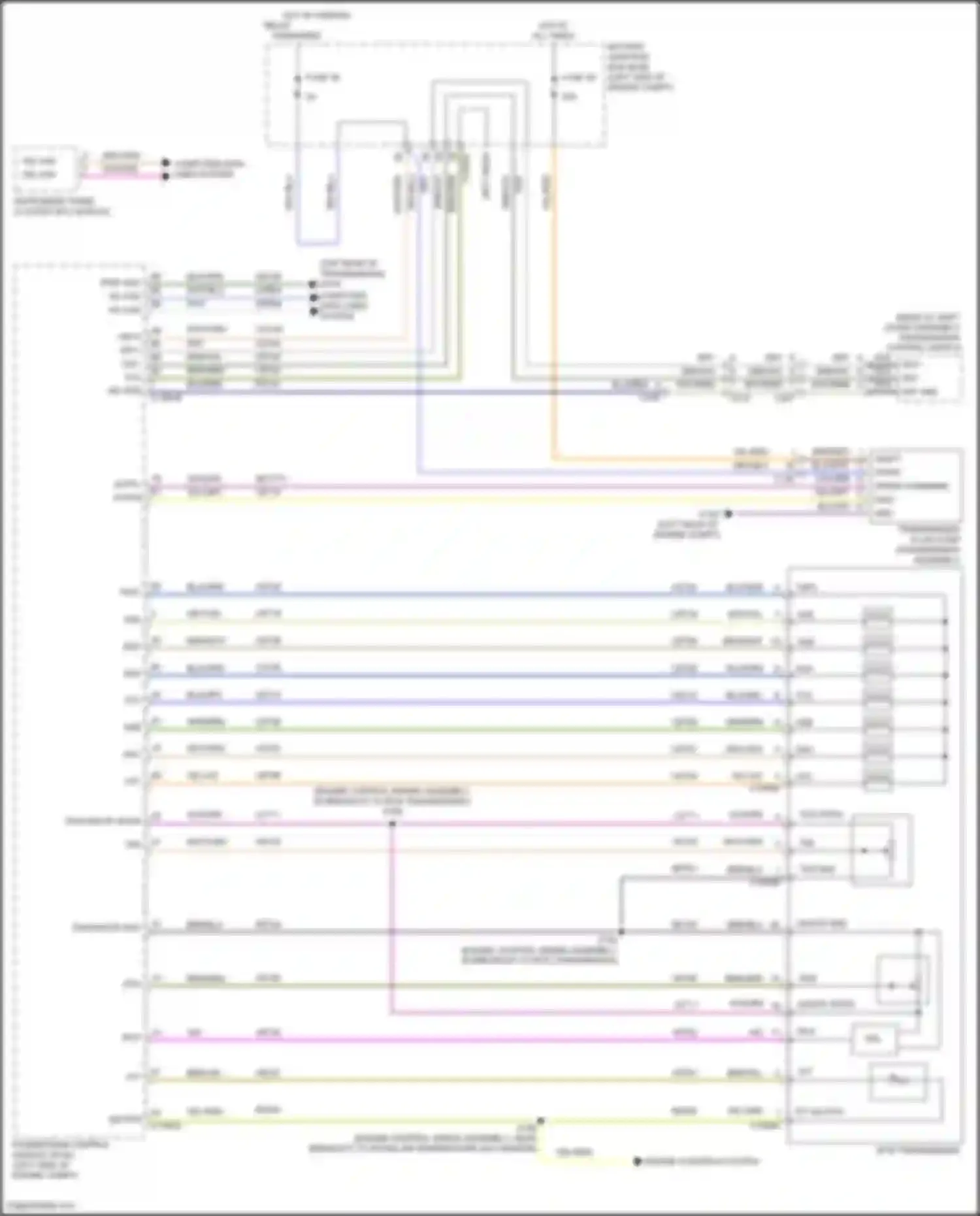 Wiring diagram speed command for Ford Escape III facelift (2015-2019) (2 of 2)