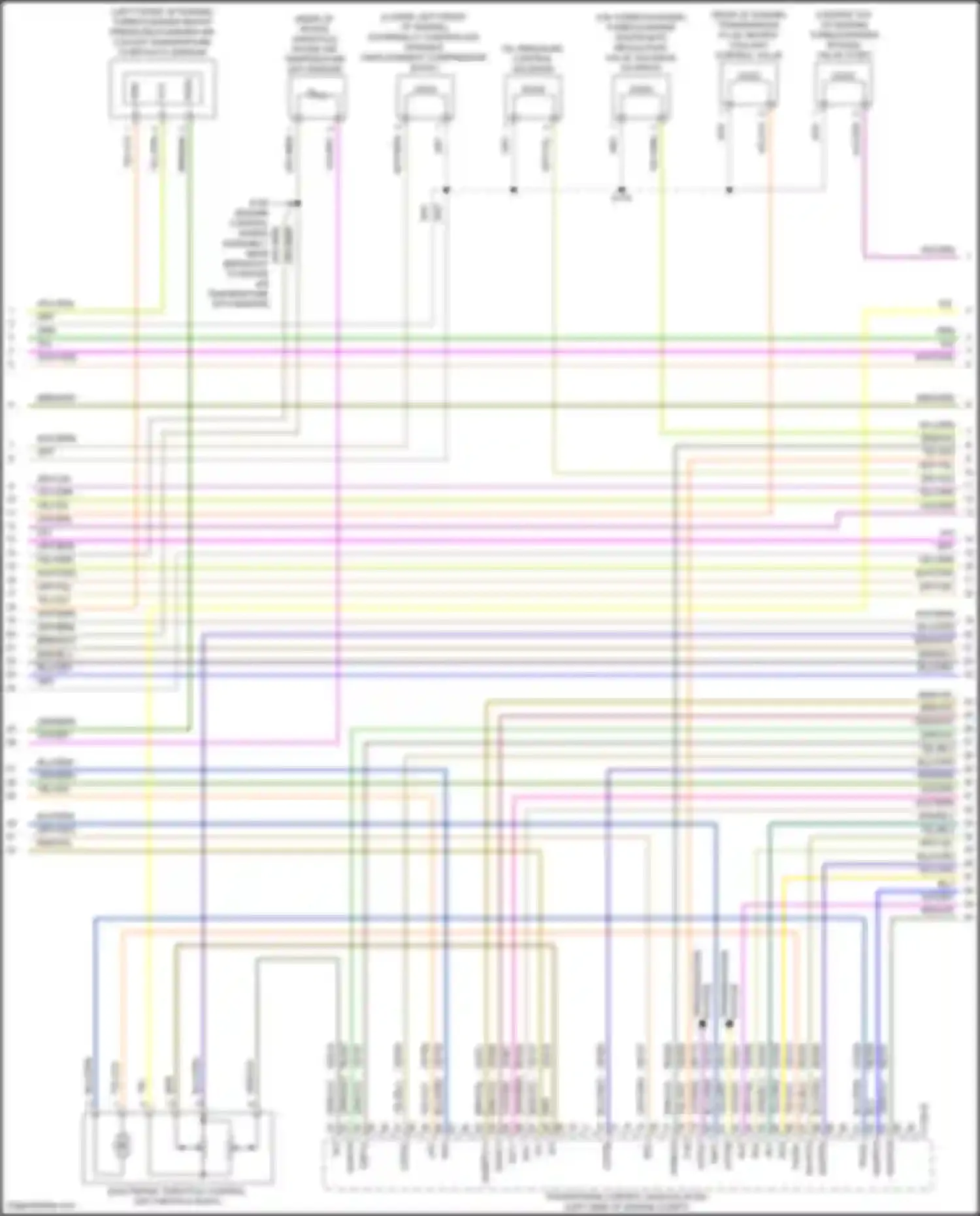 Wiring diagram tacm+ for Ford Escape III facelift (2015-2019) (3 of 4)