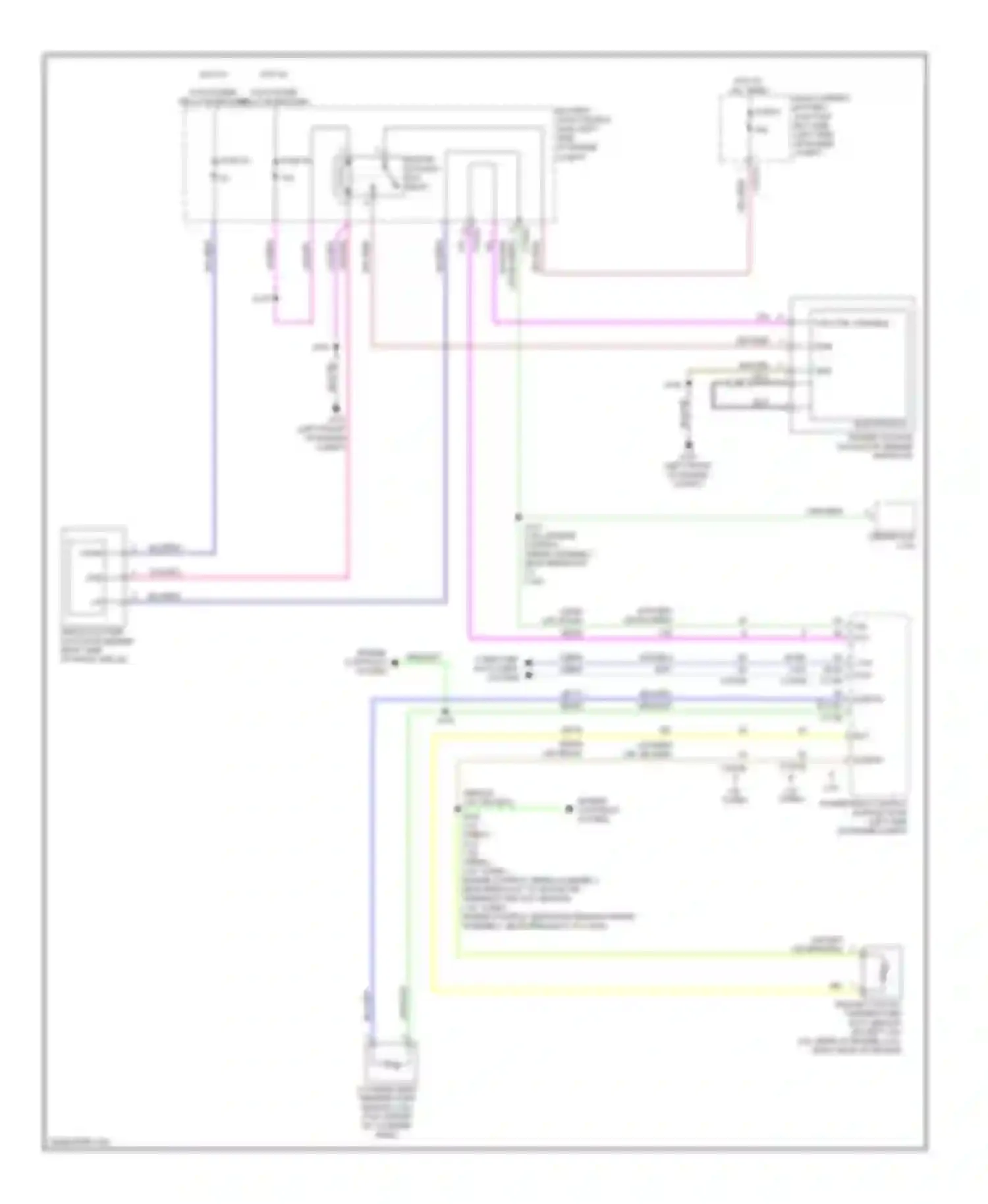 Escape Ford III (2012-2015): Cooling fan circuit