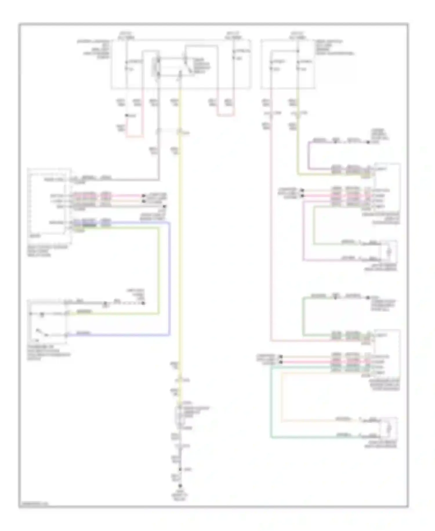 Escape Ford III (2012-2015): Defoggers circuit