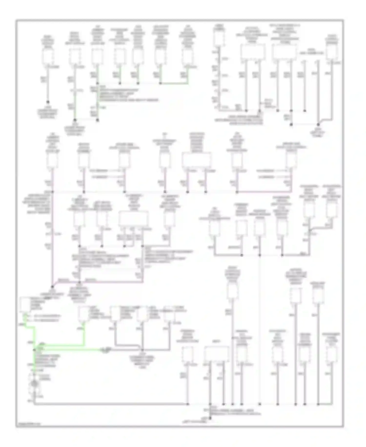 Escape Ford III (2012-2015): Ground distribution circuit (2 of 4)