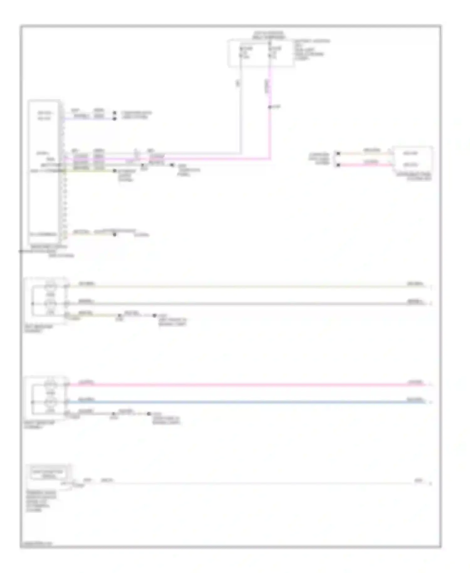 Escape Ford III (2012-2015): Headlights circuit, without high intensity gas discharge headlights (1 of 2)