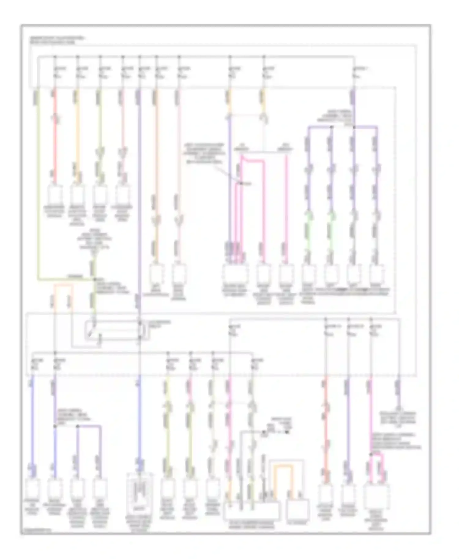 Escape Ford III (2012-2015): Power distribution circuit (5 of 6)