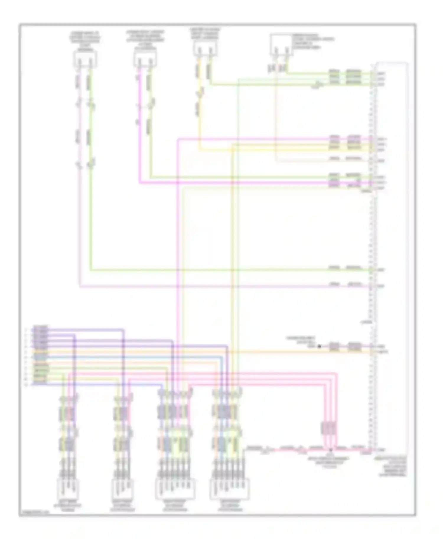 Escape Ford III (2012-2015): Power door locks circuit, with intelligent access (5 of 5)