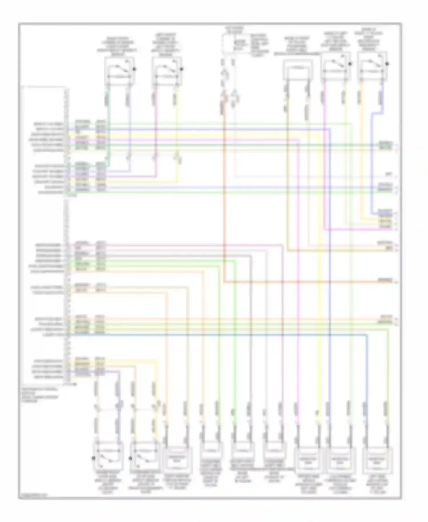 Escape Ford III (2012-2015): Supplemental restraints circuit (1 of 3)