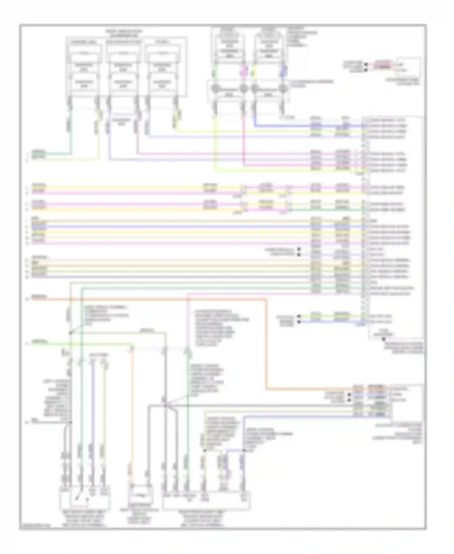Escape Ford III (2012-2015): Supplemental restraints circuit (3 of 3)