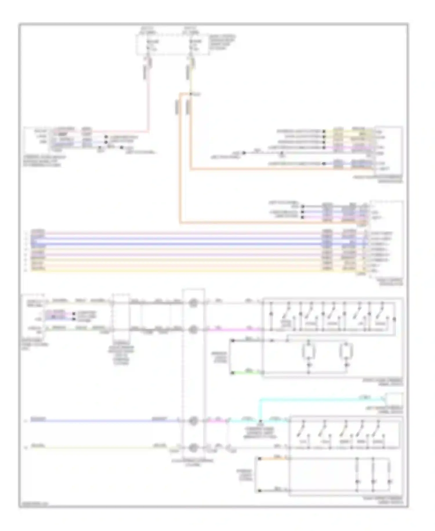 Wiring diagram 1 2 3 4 5 6 7 8 sig sw lck sw ind iilum i can - gnd for Ford Escape III (2012-2015) (1 of 1)