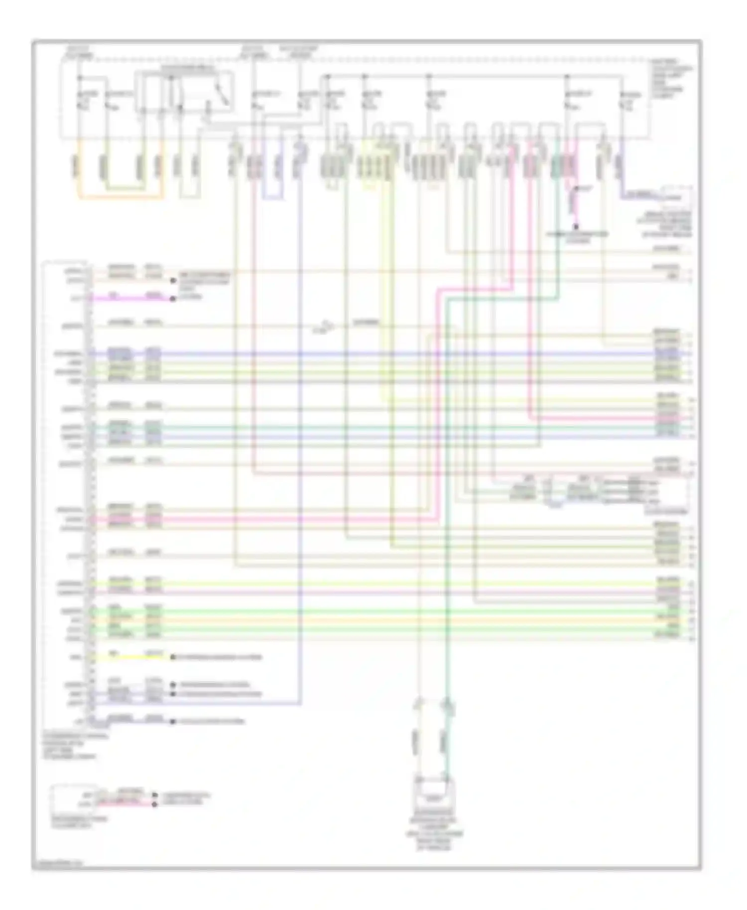 Wiring diagram air conditioning system cooling fans system for Ford Escape III (2012-2015) (1 of 2)