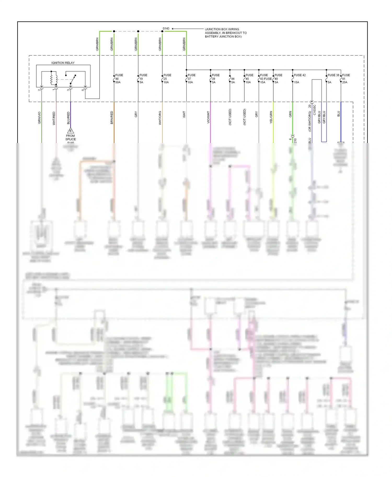 Ford Escape III (2012-2015) control wiring diagram  (1 of 3)