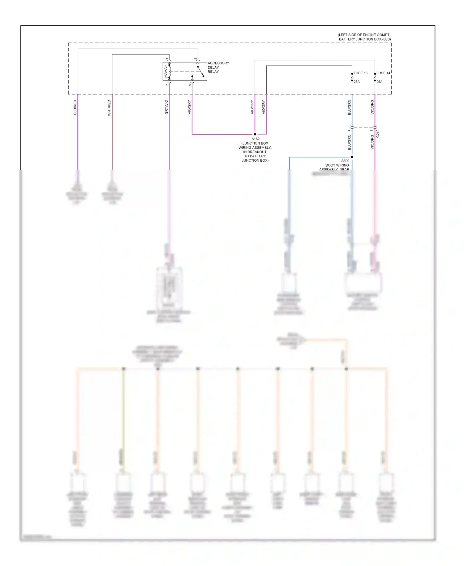 Ford Escape III (2012-2015) control wiring diagram  (3 of 3)