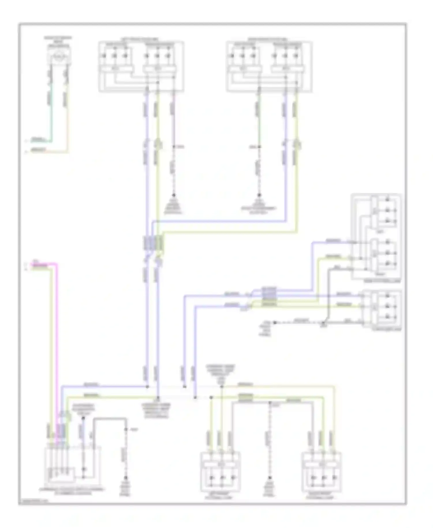 Wiring diagram cupholder lamp for Ford Escape III (2012-2015) (1 of 1)