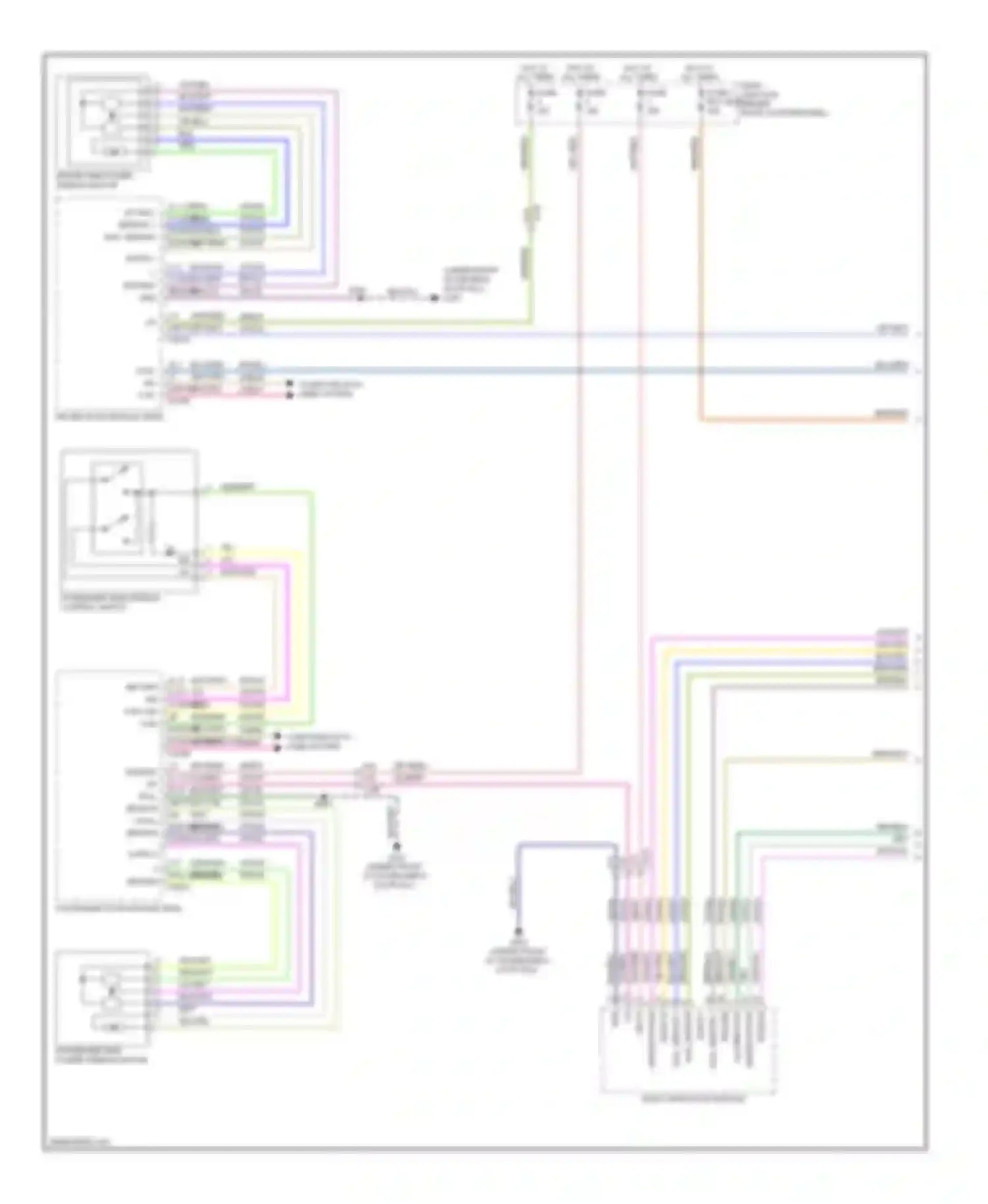 Wiring diagram dn up for Ford Escape III (2012-2015) (1 of 1)