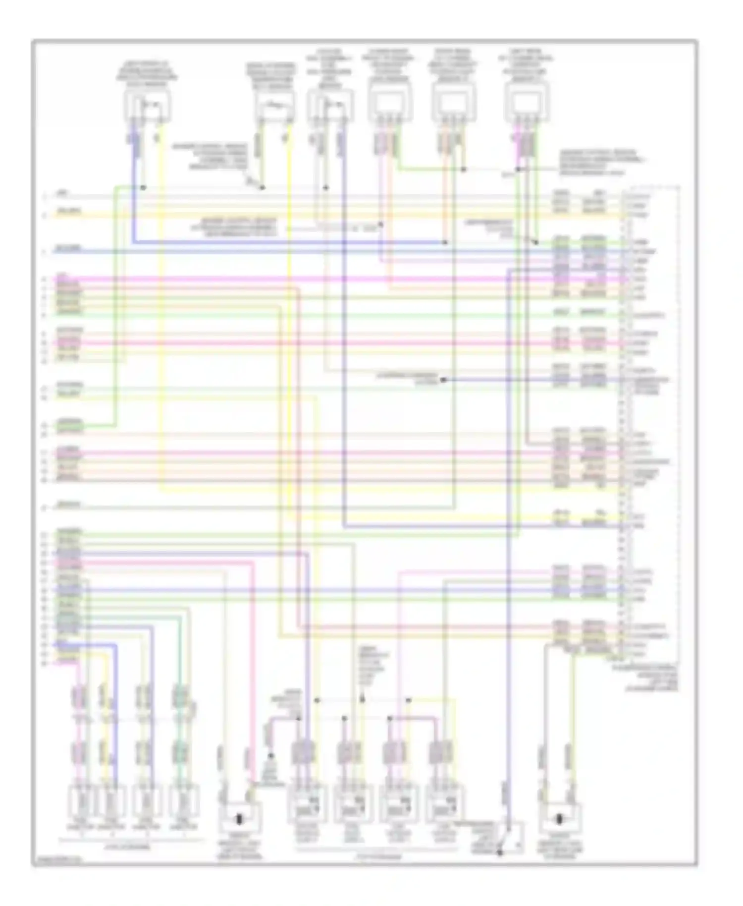 Wiring diagram (engine control sensor extension wiring assembly, near for Ford Escape III (2012-2015) (2 of 2)