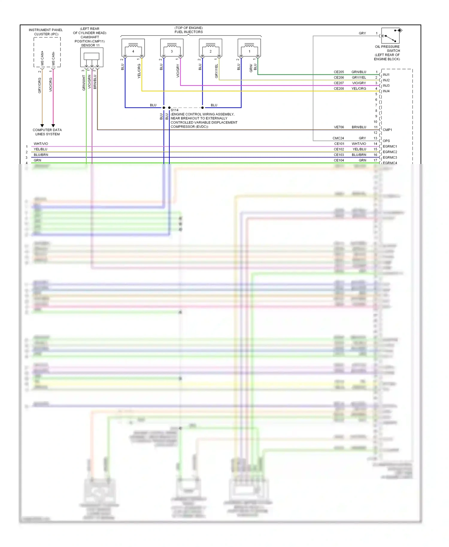 Ford Escape III (2012-2015) etcref wiring diagram  (2 of 2)
