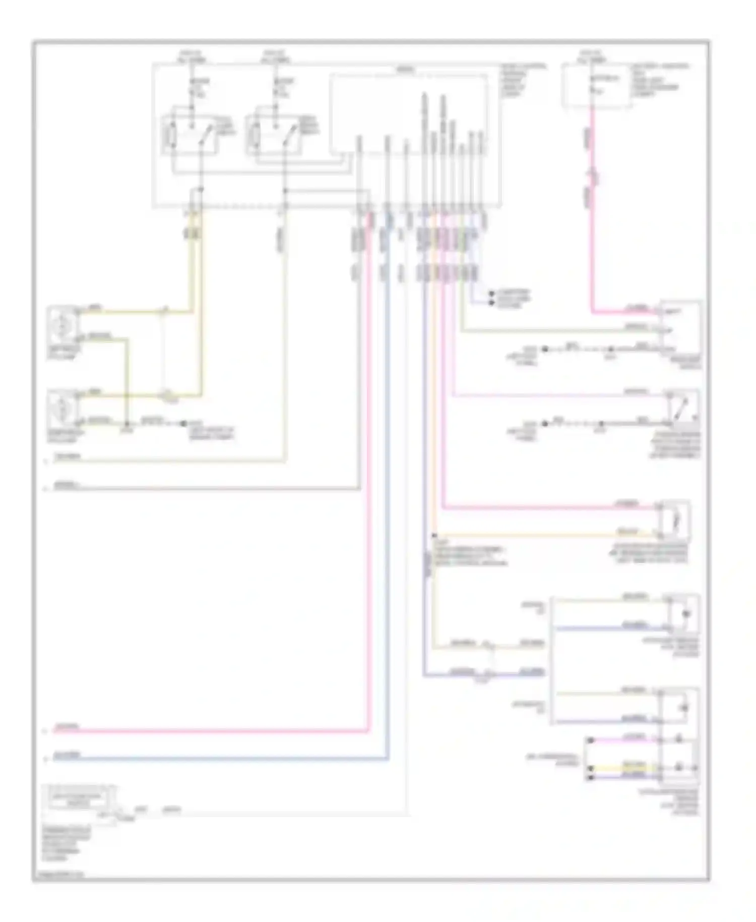 Wiring diagram fuse 24 for Ford Escape III (2012-2015) (2 of 4)