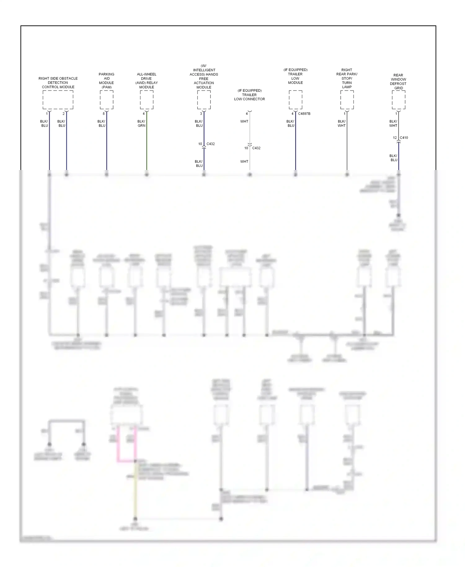 Ford Escape III (2012-2015) image processing module b (ipm-b) wiring diagram  (1 of 1)