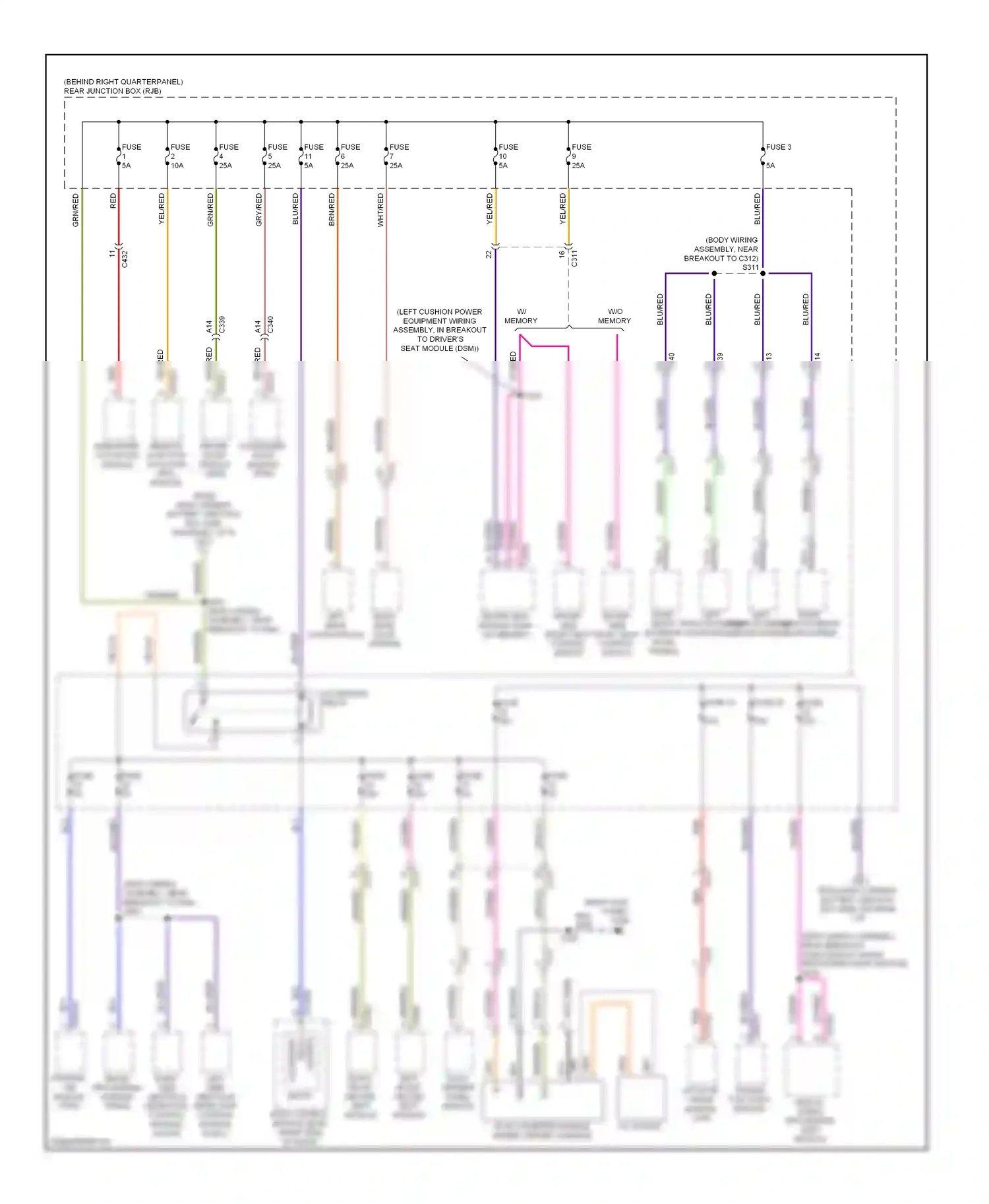 Ford Escape III (2012-2015) image processing module (ipm-b) wiring diagram  (1 of 1)