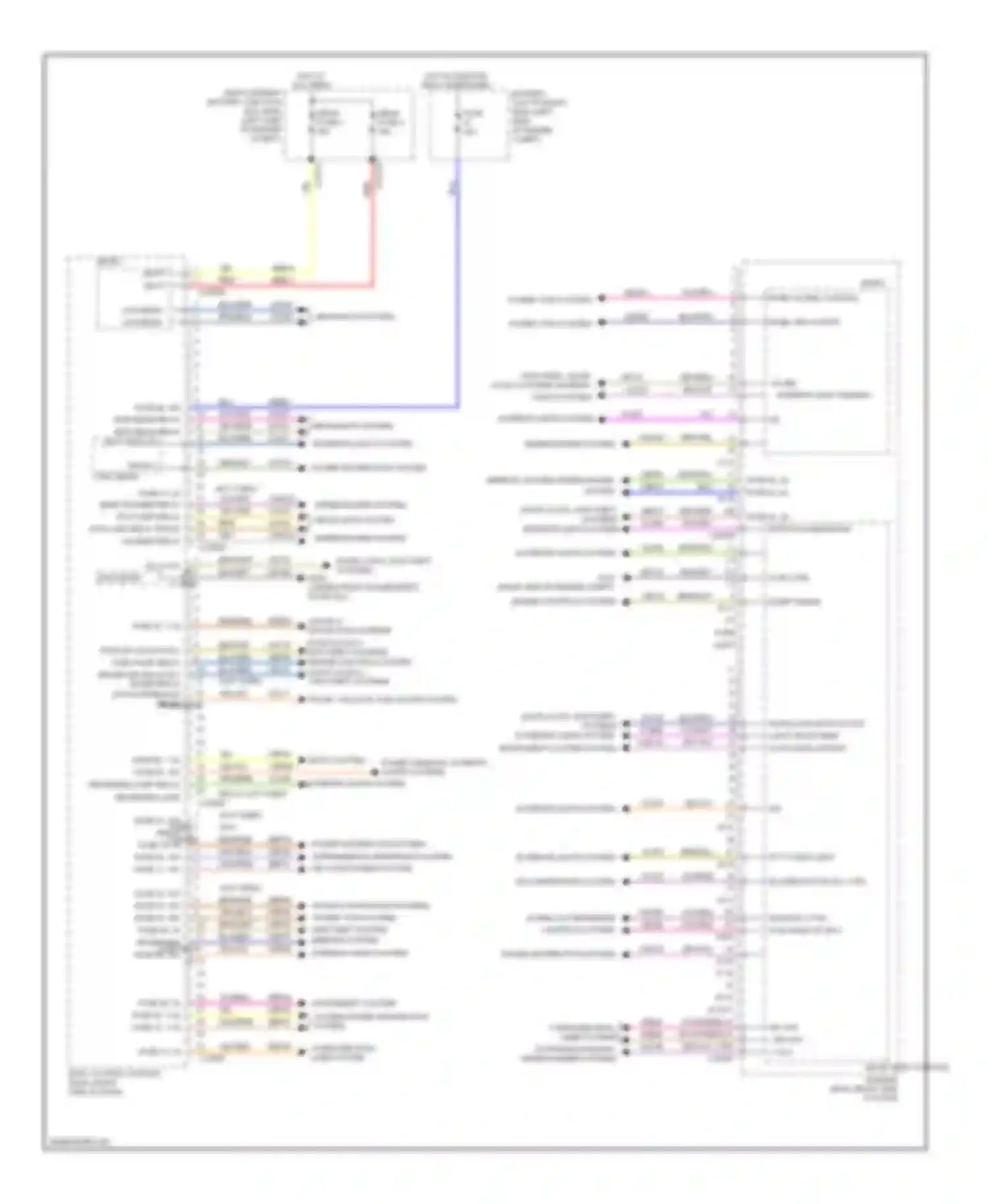 Wiring diagram low beam low beam for Ford Escape III (2012-2015) (1 of 1)