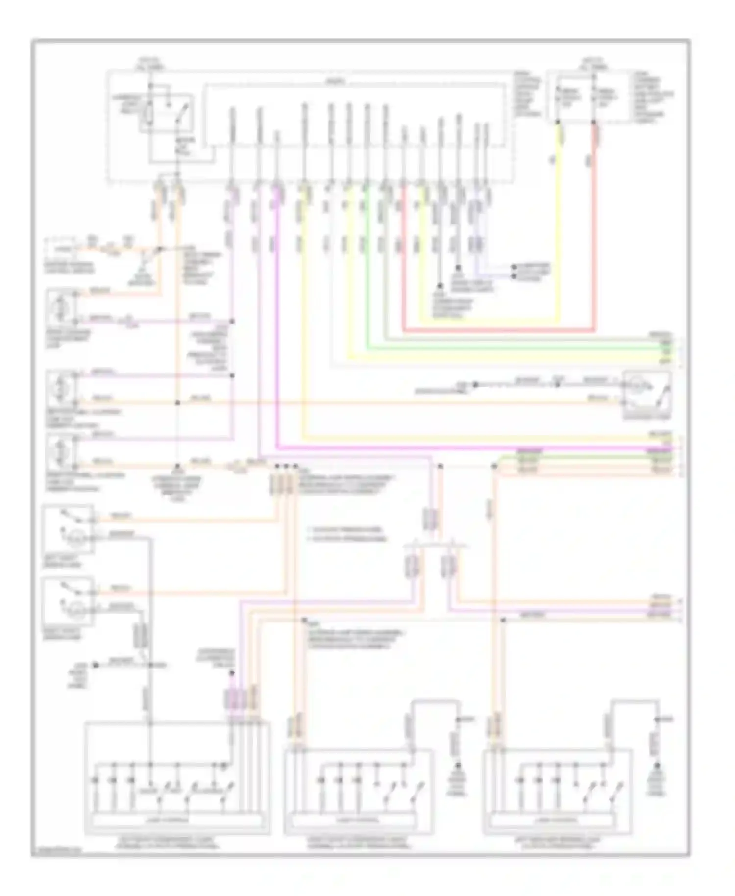 Wiring diagram map on/off for Ford Escape III (2012-2015) (1 of 1)