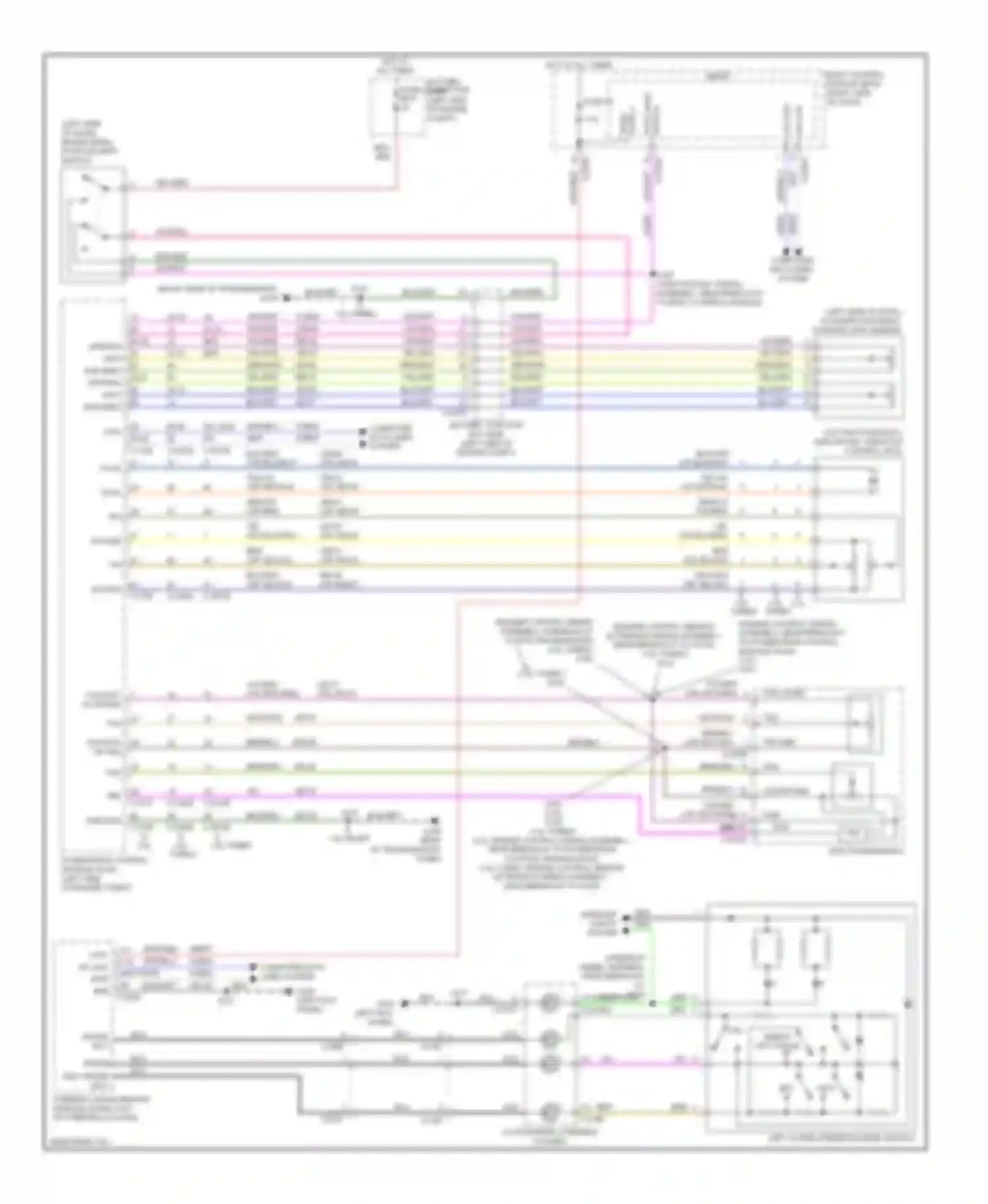 Wiring diagram on/ reset/ off cancel for Ford Escape III (2012-2015) (1 of 1)