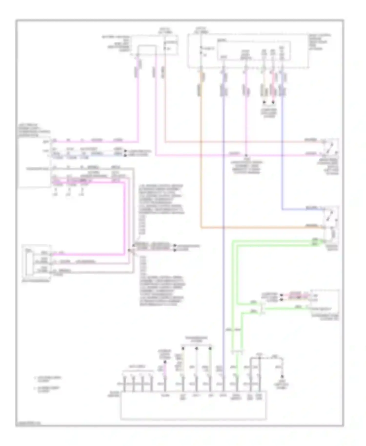 Wiring diagram oss/ tr vpwr for Ford Escape III (2012-2015) (1 of 1)