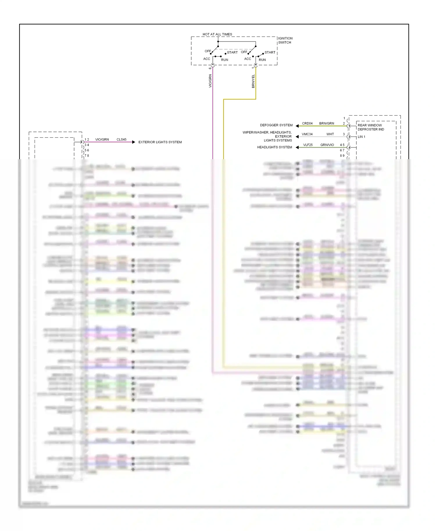 Ford Escape III (2012-2015) systems wiring diagram  (1 of 1)