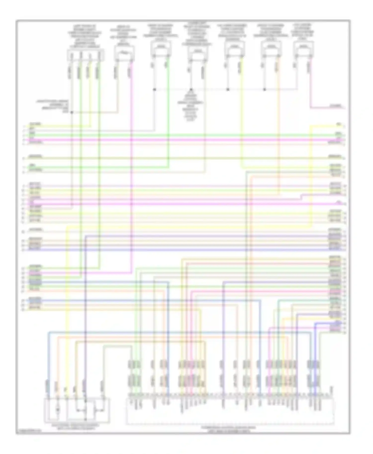 Wiring diagram tacm+ for Ford Escape III (2012-2015) (3 of 3)