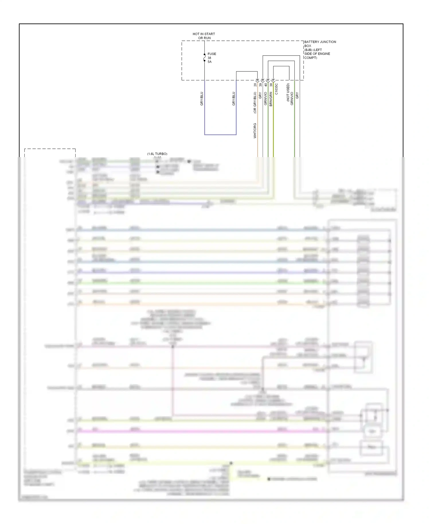 Ford Escape III (2012-2015) tspc wiring diagram  (1 of 9)